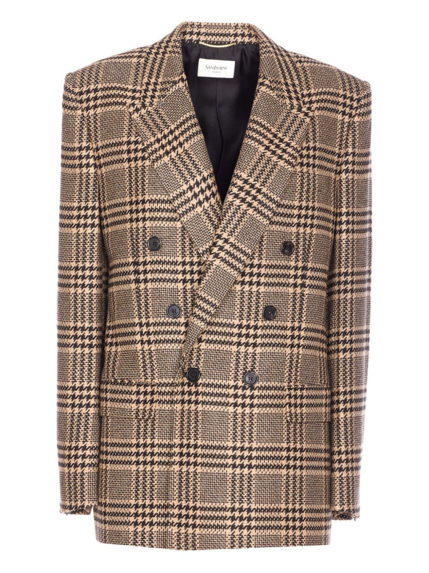 Brown Double Breasted Blazer 1