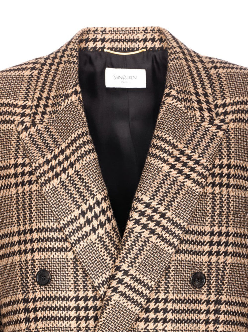 Brown Double Breasted Blazer 2