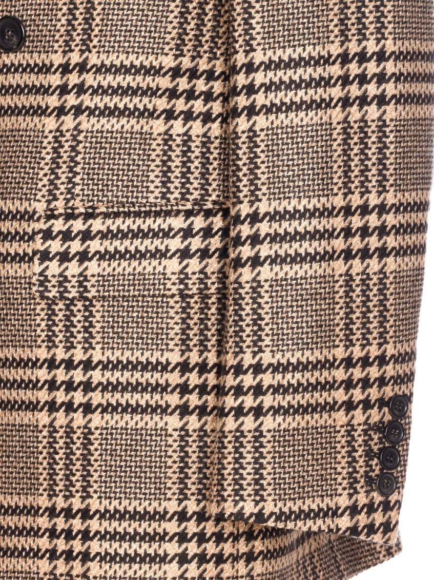 Brown Double Breasted Blazer 3