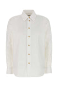 White Classic Cotton Poplin Shirt 1