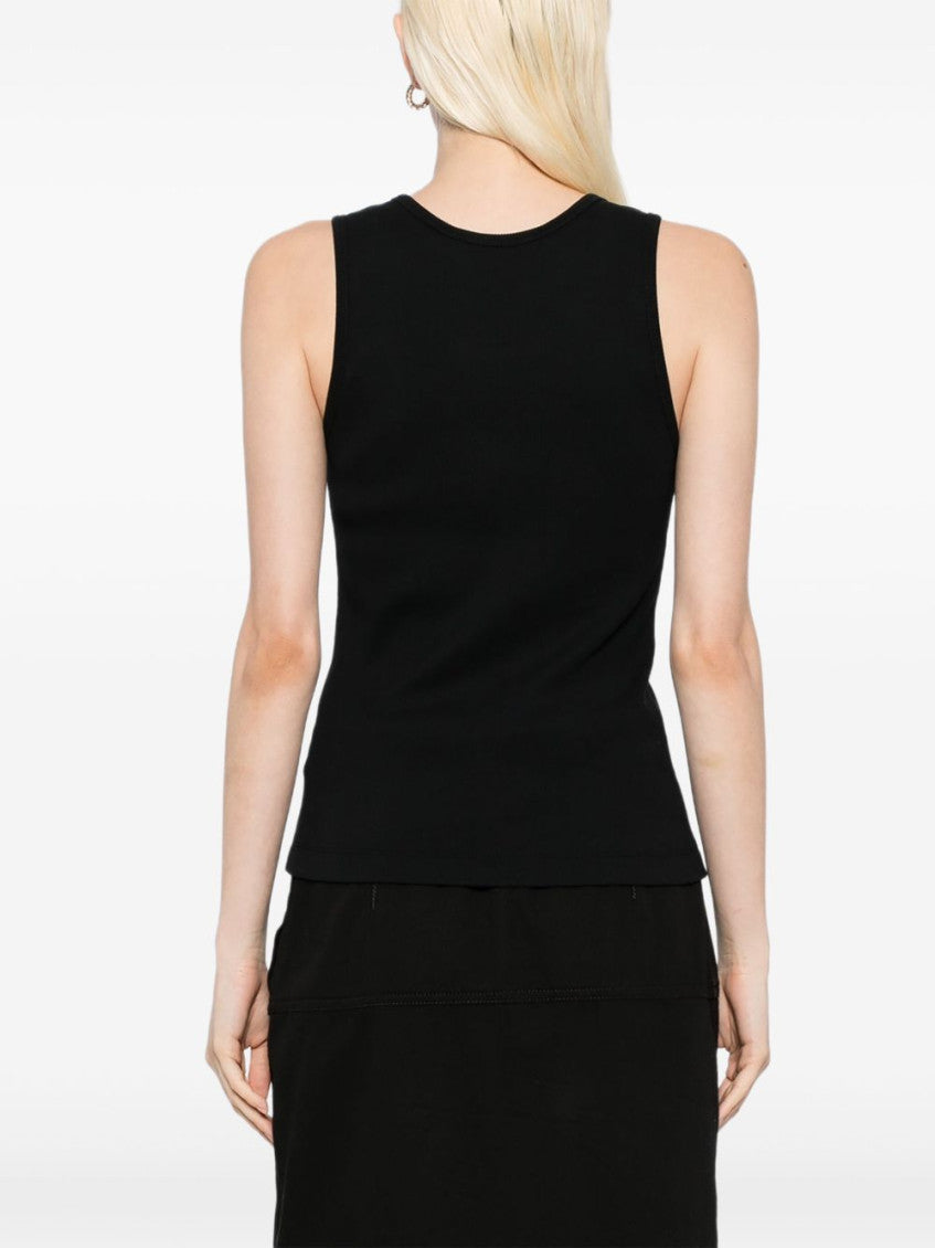 Black Baby Fox cotton tank top 4
