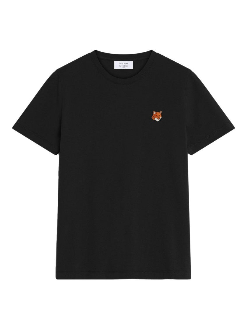 Black Fox Head cotton t-shirt 1