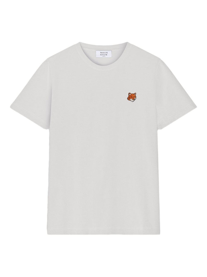 White Fox Head cotton t-shirt 1