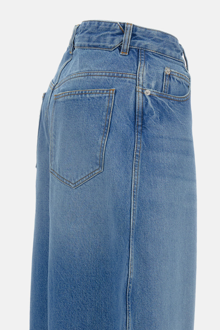 Sky Blue Loose Fit Jeans 3