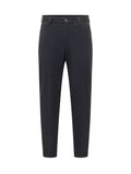 Black Flat Front Trousers 1