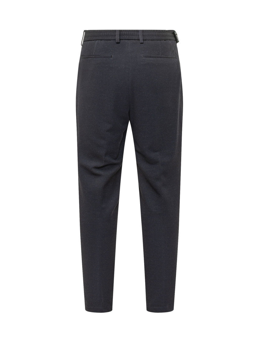 Black Flat Front Trousers 2