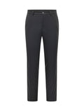 Black Flat Front Trousers 1
