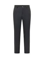 Black Flat Front Trousers 1