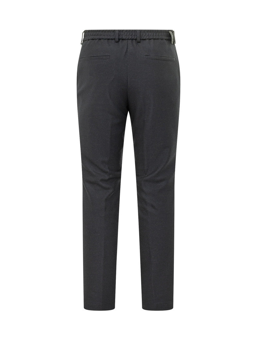 Black Flat Front Trousers 2