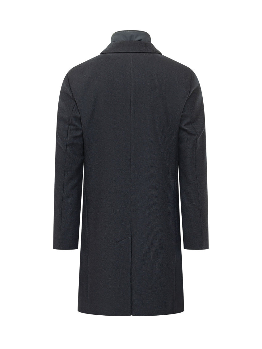 Black Regular Trench Coat 2