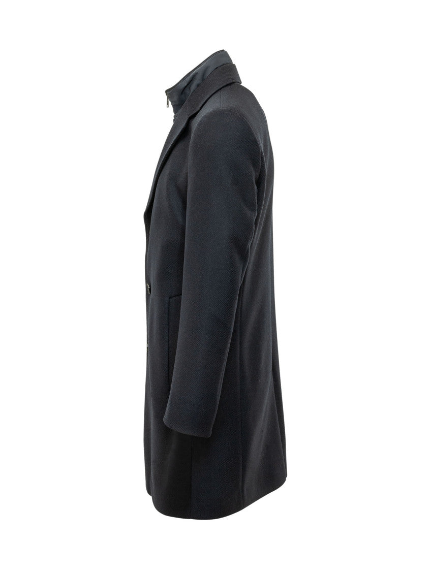 Black Regular Trench Coat 3