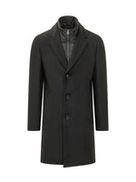 Black Regular Trench Coat 1