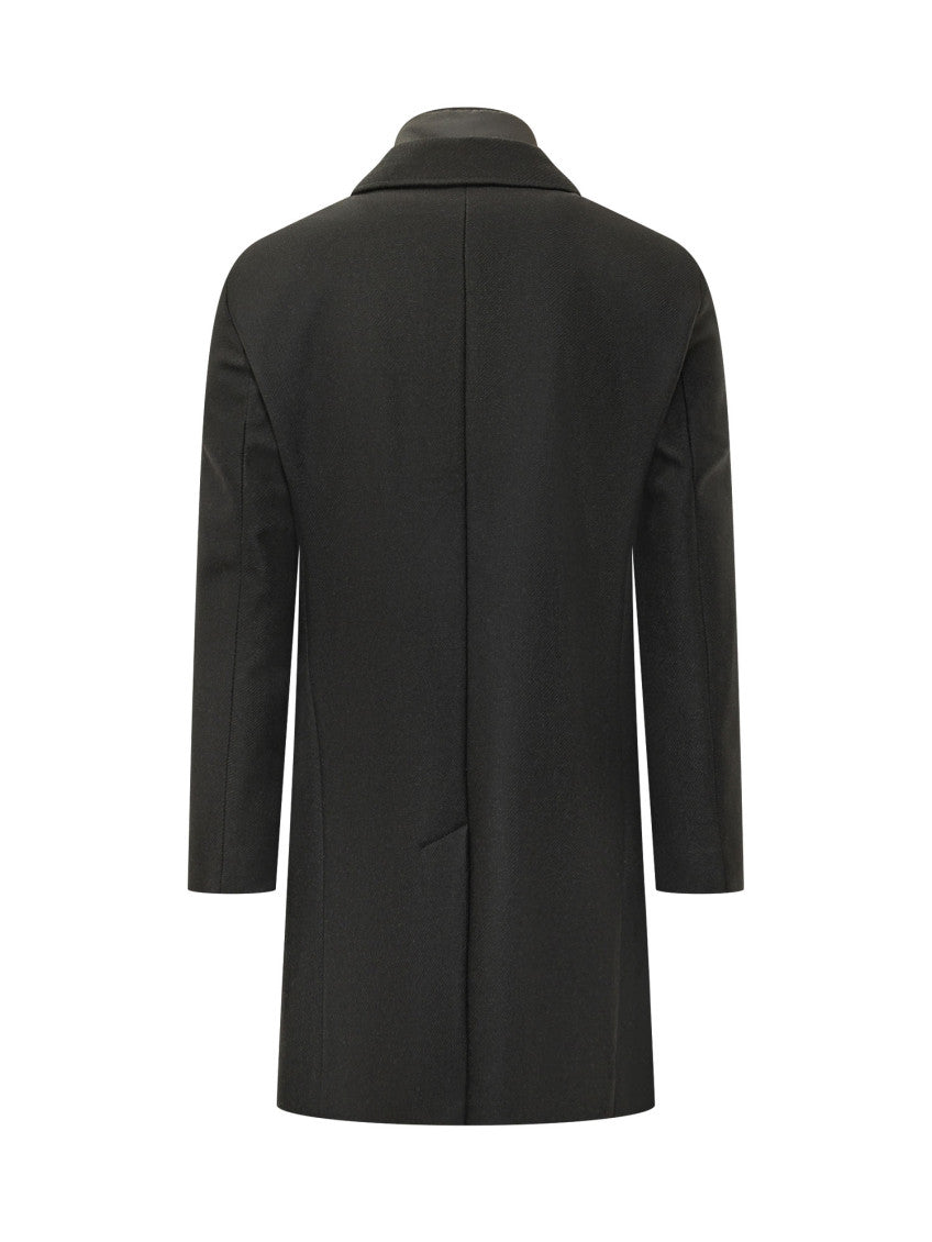 Black Regular Trench Coat 2