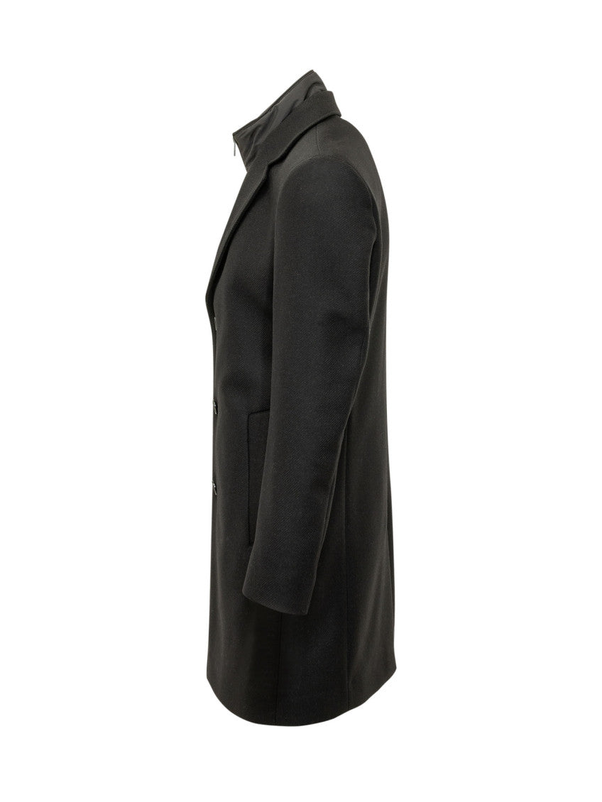 Black Regular Trench Coat 3
