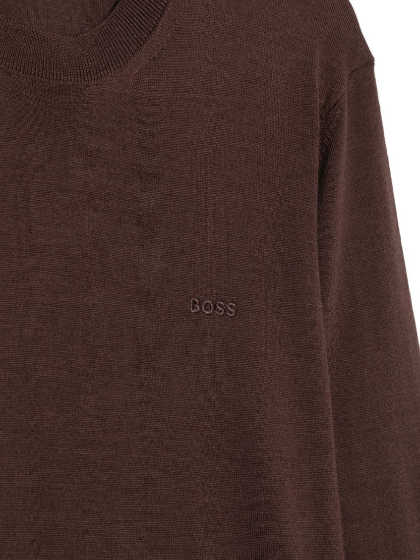 Brown Crew Neck Sweater 3