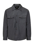 Dark Grey Regular Overshirt 1