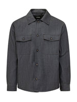 Dark Grey Regular Overshirt 1