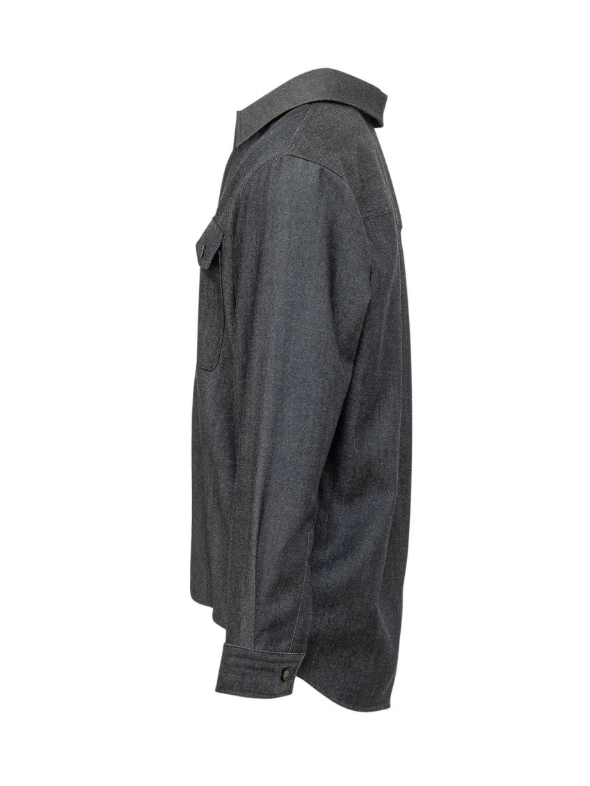 Dark Grey Regular Overshirt 3
