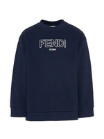 Kids Blue Logo Sweatshirt 1