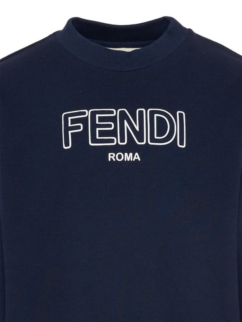 Kids Blue Logo Sweatshirt 3