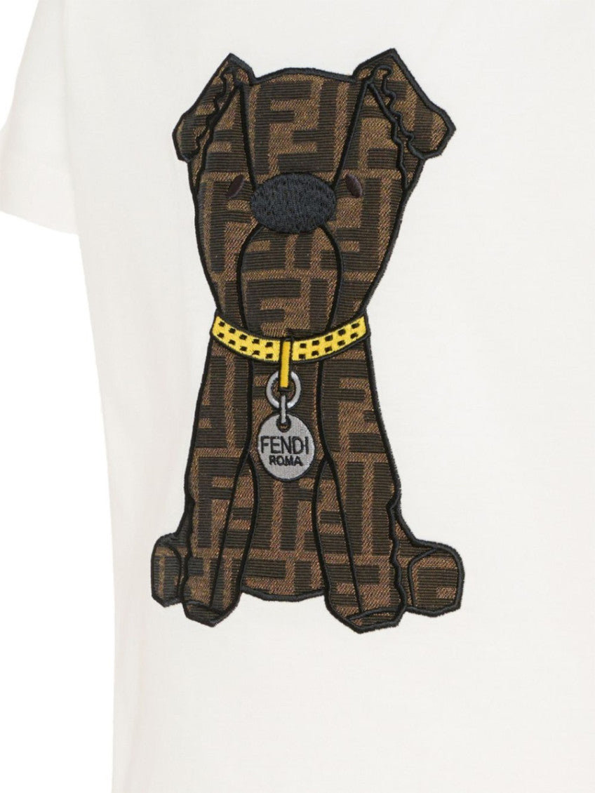 Boys White Graphic T-Shirt 3