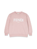 Girls Pink Logo Sweater 1