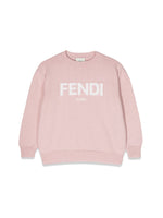 Girls Pink Logo Sweater 1