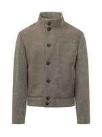 Light Brown Knitted Jacket 1