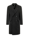 Black Double Breasted Coat 1