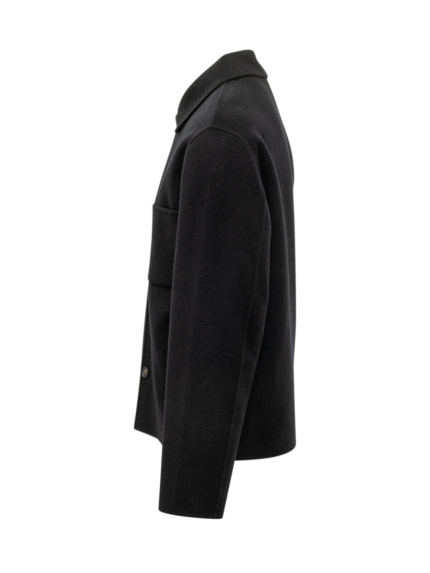Black Regular Shirt Jacket 3