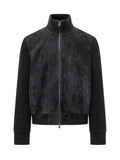 Black Mock Collar Jacket 1