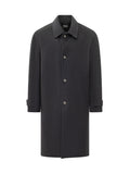 Black Single Breasted Coat 1
