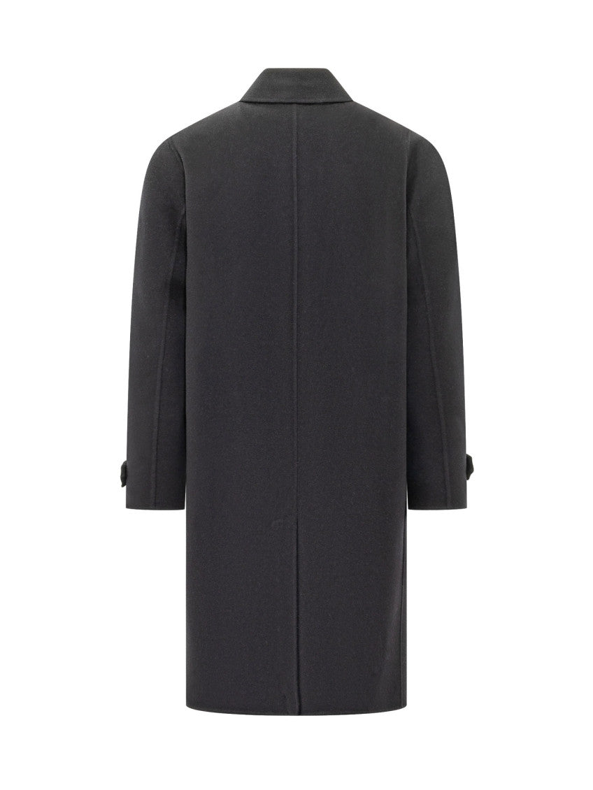 Black Single Breasted Coat 2