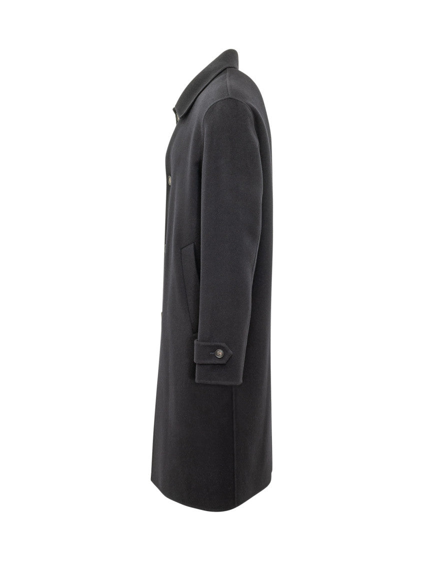 Black Single Breasted Coat 3