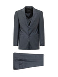 Grey Notched Lapel Suit 1