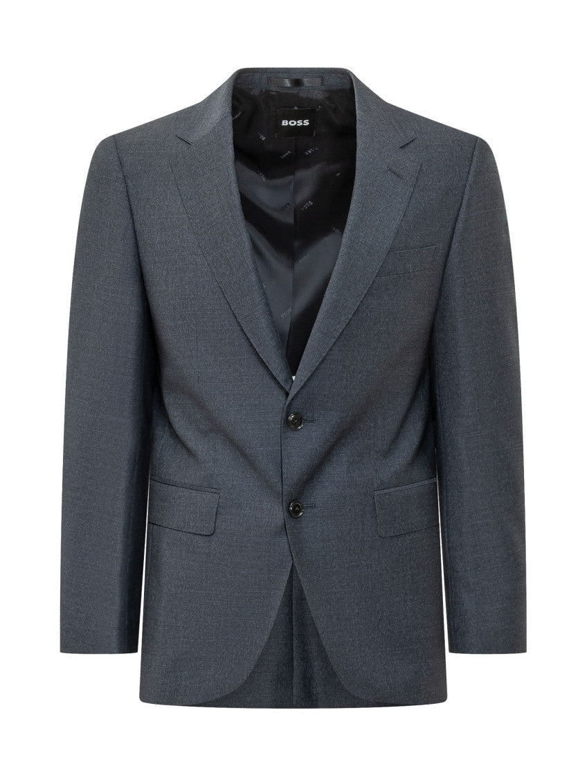 Grey Notched Lapel Suit 2