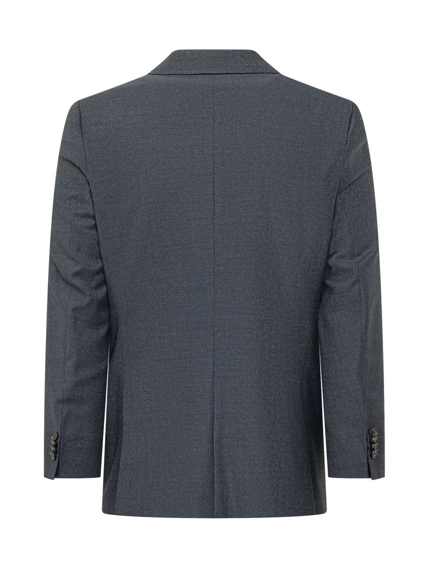 Grey Notched Lapel Suit 3