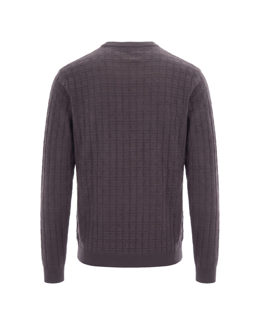 Grey Crew Neck Sweater 2