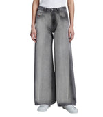 Grey Flared Mid Rise Jeans 1