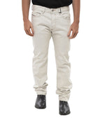 Off White Mid Rise Jeans 1