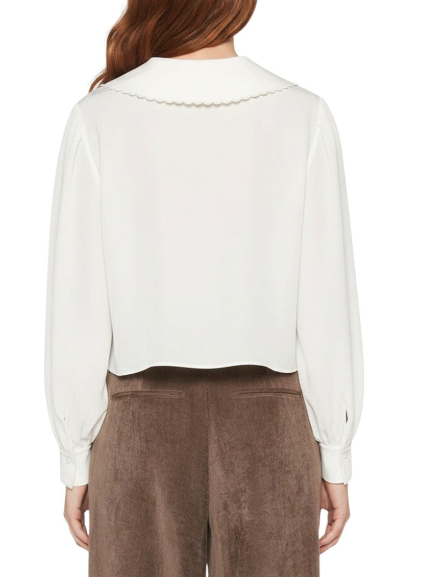 White V Neck Top 3