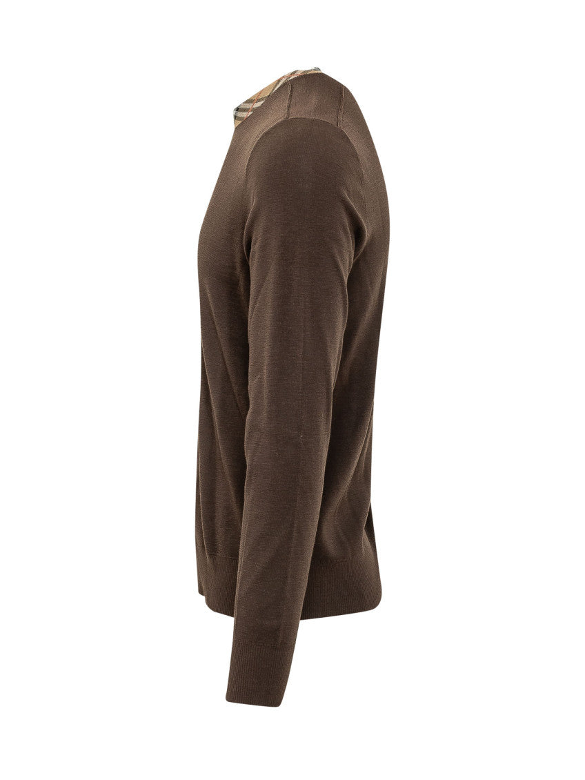 Brown Crew Neck Sweater 3