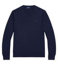 Navy Blue V Neck Sweater 1