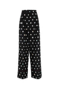 Black Relaxed Flat Front Pant 1