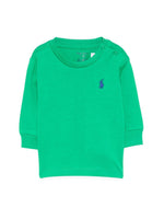 Baby Girl Green Logo Sweatshirt 1
