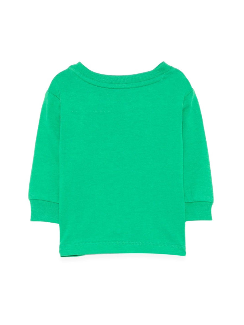 Baby Girl Green Logo Sweatshirt 2