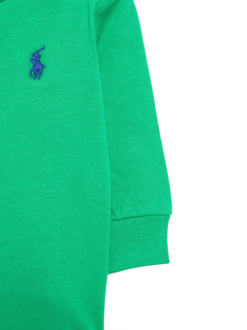 Baby Girl Green Logo Sweatshirt 3