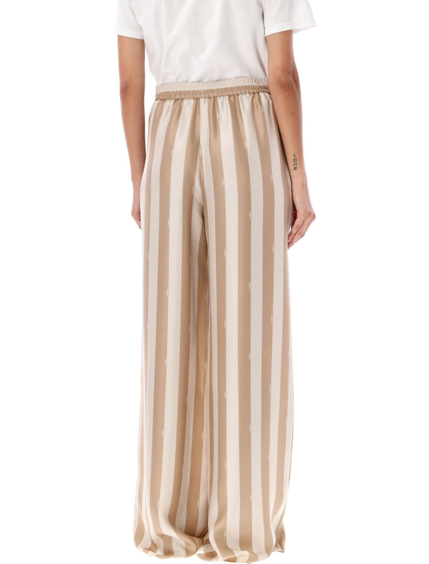 Beige Loose Elasticated Pants 2