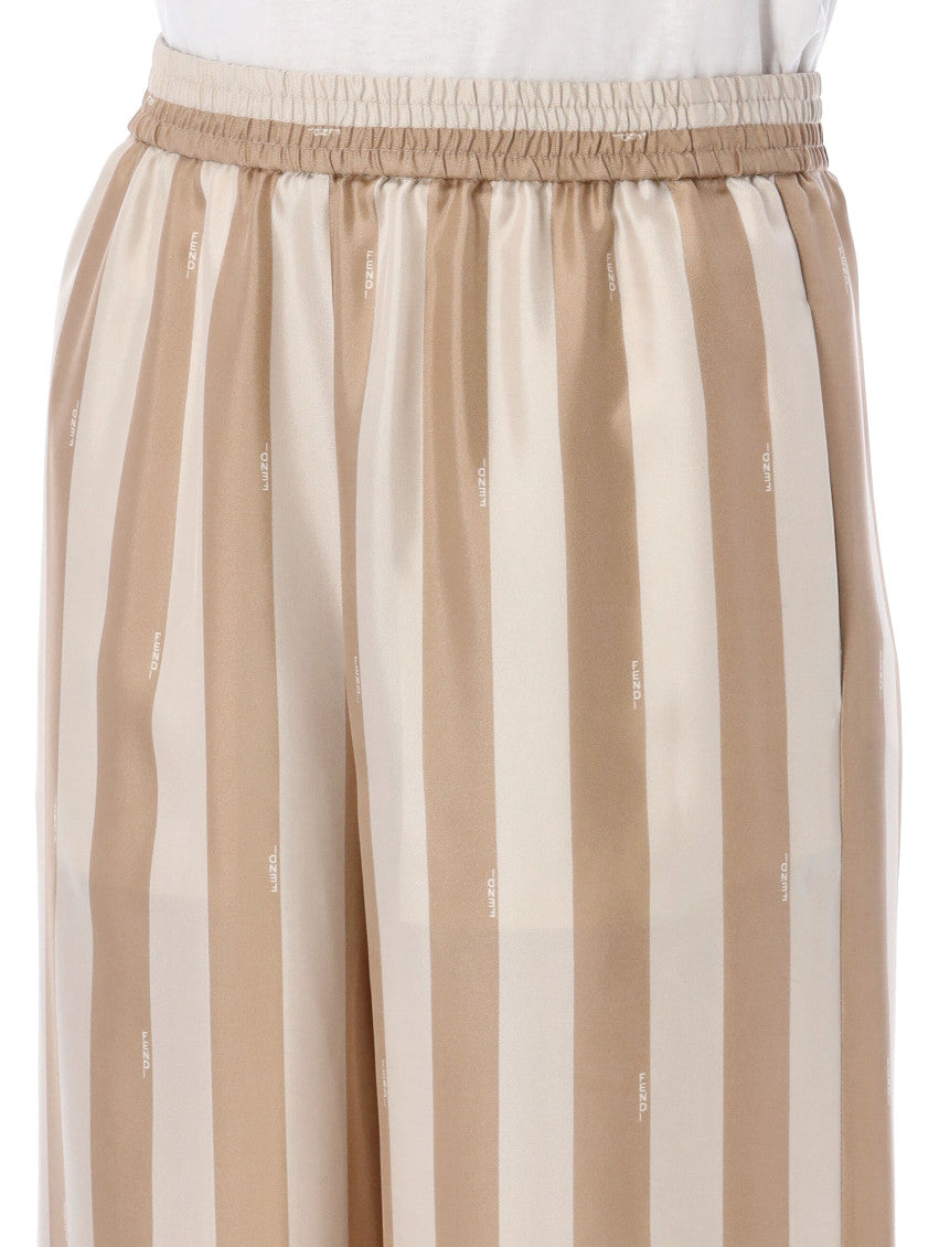 Beige Loose Elasticated Pants 3