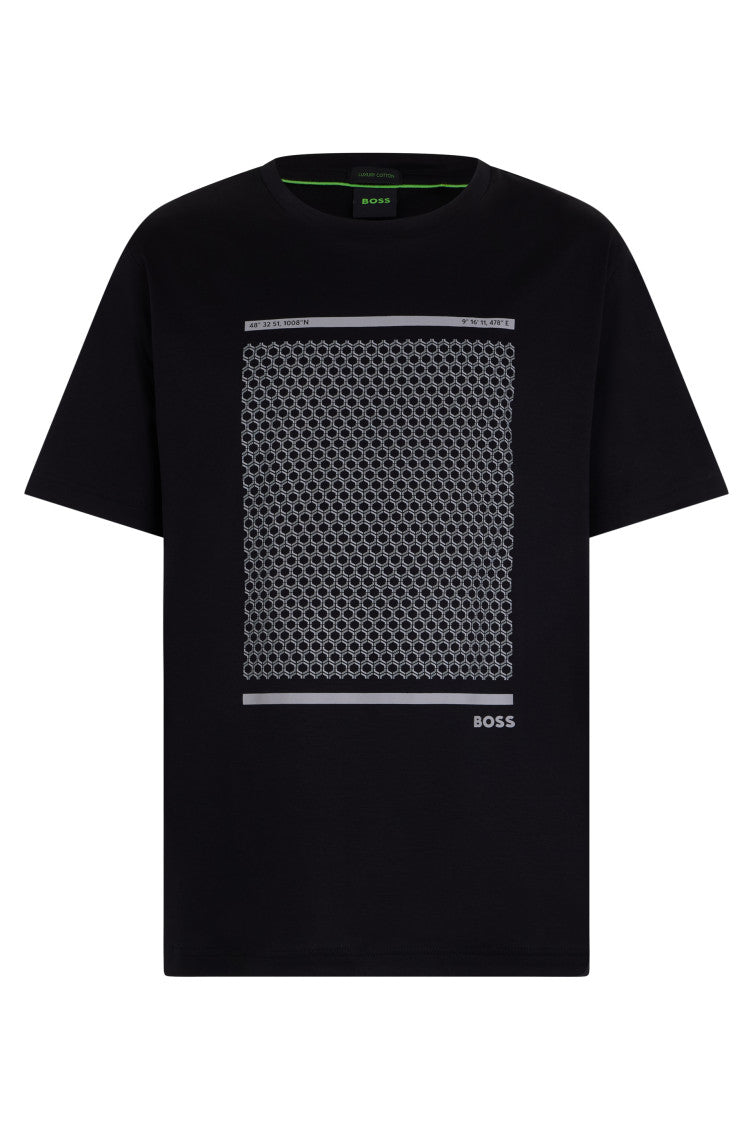 Black Graphic Regular T-Shirt 1